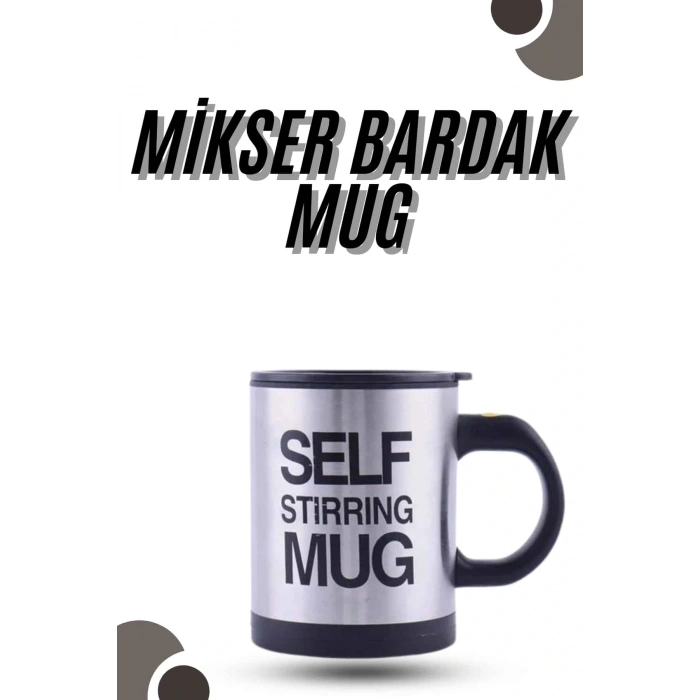 Karıştırıcı Özellikli Mikser Kupa Bardak Kompakt Taşınabilir Mug