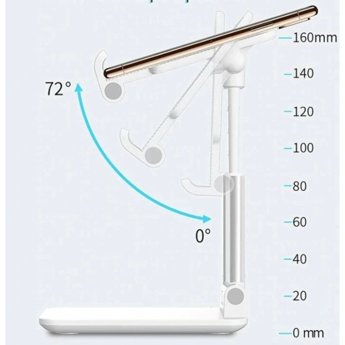 Katlanabilir Masaüstü Telefon Tutucu Stand CM-280