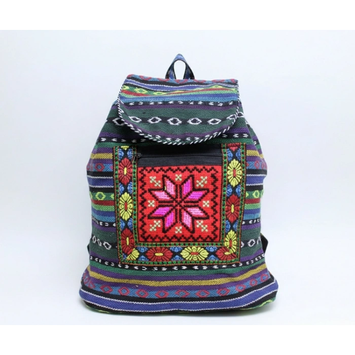 Kilim Desenli Sırt Çantası
