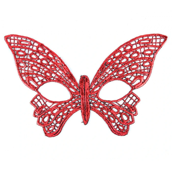 Kırmızı Dantel Masquerade Maskesi 7 No (5324)