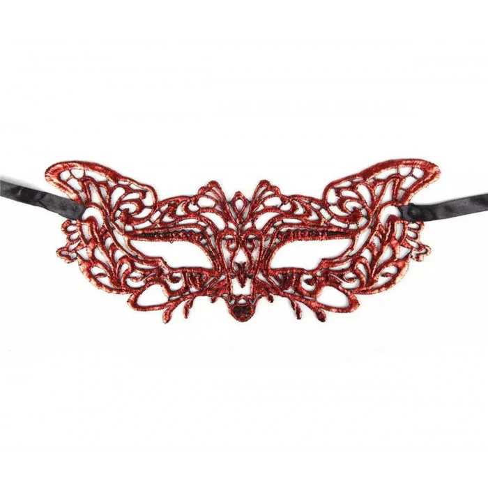 Kırmızı Dantel Masquerade Maskesi 9 No (5324)