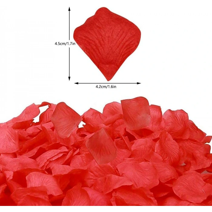 Kırmızı Mevcut Gül Yaprağı – 5 Paket 500 Adet