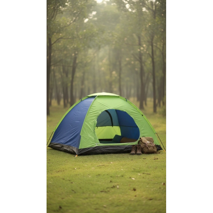 Kolay Kurulumlu Pratik Kamp Çadırı 6 Kişilik  (220x250x150)