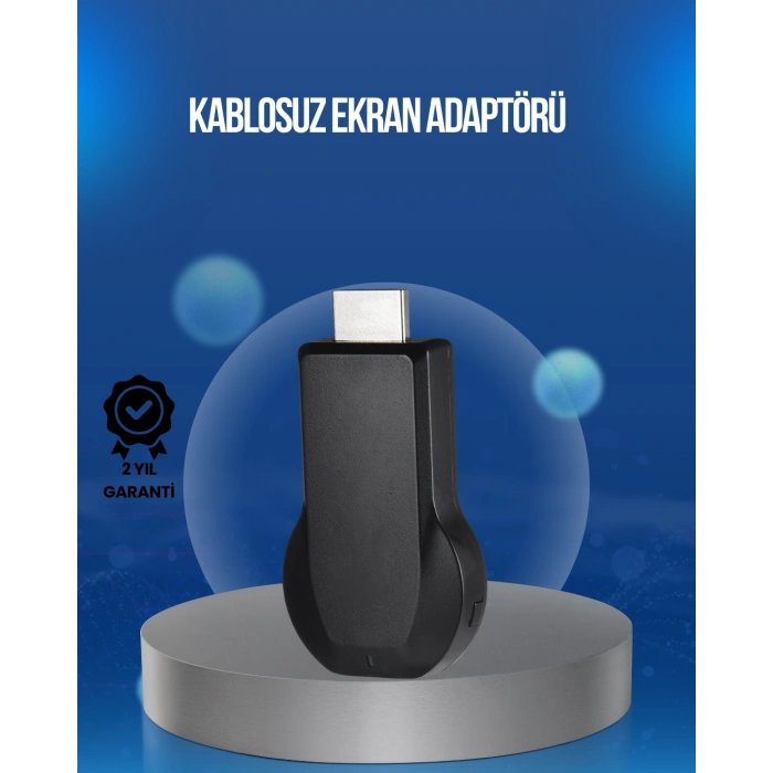 Kompakt Hdmı Kablosuz Dongle – 1080p Görüntü Ve Plug‑and‑play Kurulum