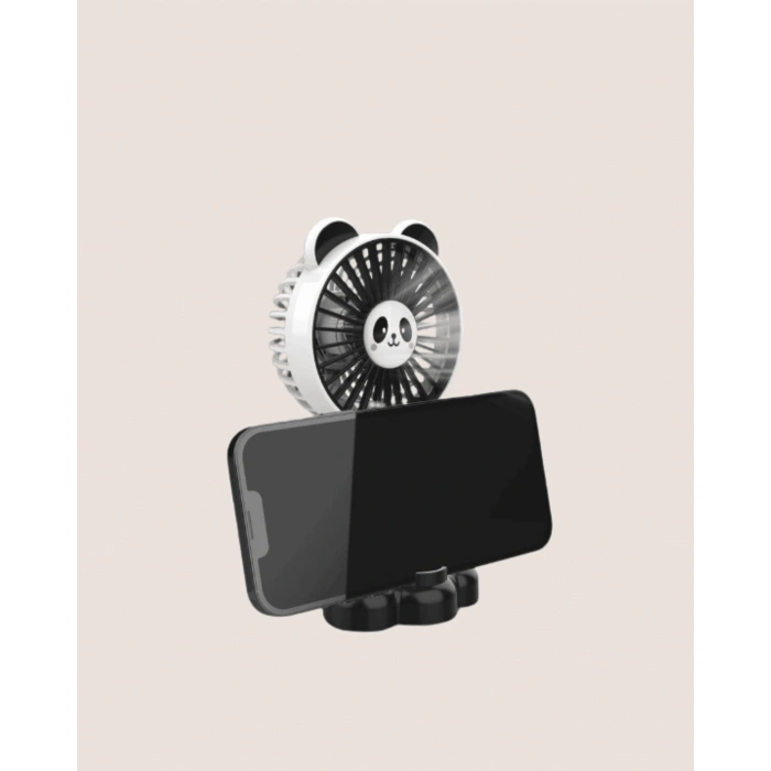 Kompakt Tasarımlı Usb Şarjlı Mini Fan – Hayvan Figürlü Vantilatör