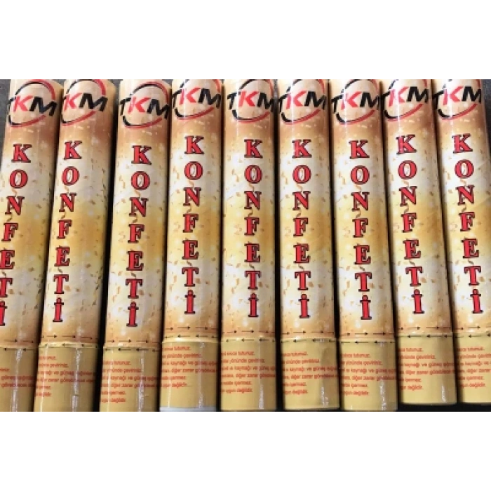 KONFETİ KARNAVAL METALİK RENKLİ 30CM (5324)