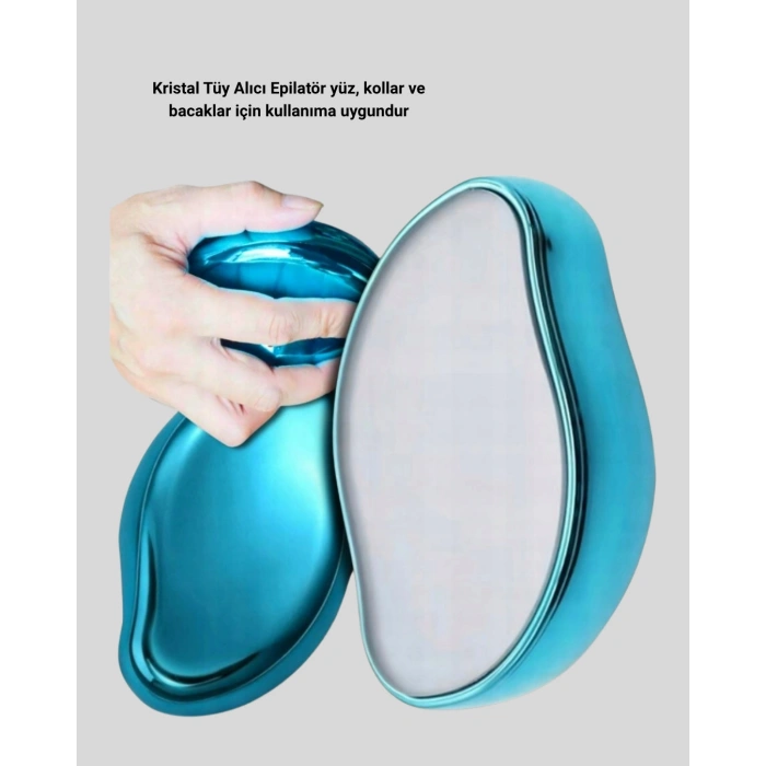 Kristal Tüy Alıcı Epilatör Kremsiz Kullanım Yüz Ve Vücut İçin