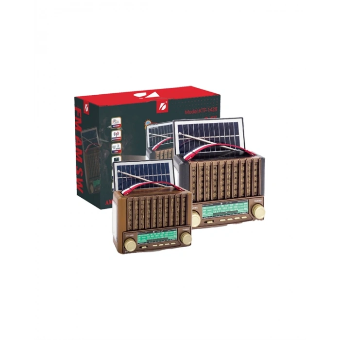 KTF-1428 Güneş Enerjili Bluetooth Hoparlör