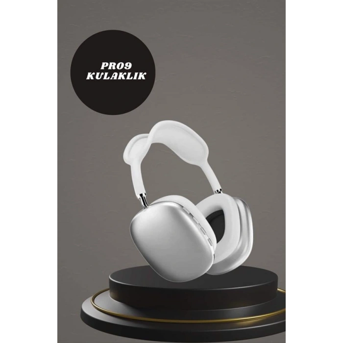 Kulak Üstü P9 Kablosuz Bluetooth Kulaklık ve 7 Kordonlu Akıllı Saat