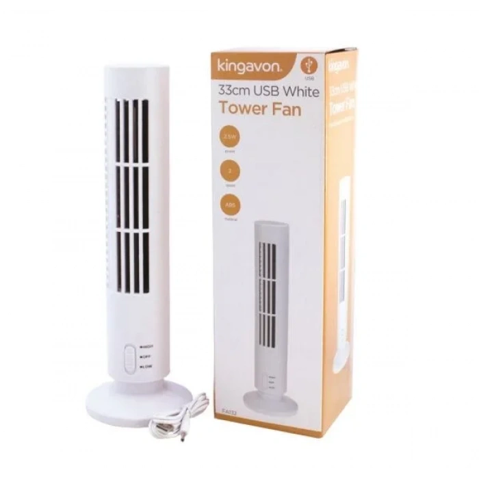 Kule Tipi USB Elektrik Fan Yapraksız Klima Fanı (5324)