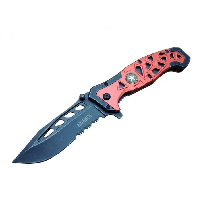 Lanmark Mx50 Testereli Outdoor Çakı 21 Cm - Otomatik, Kemerlikli