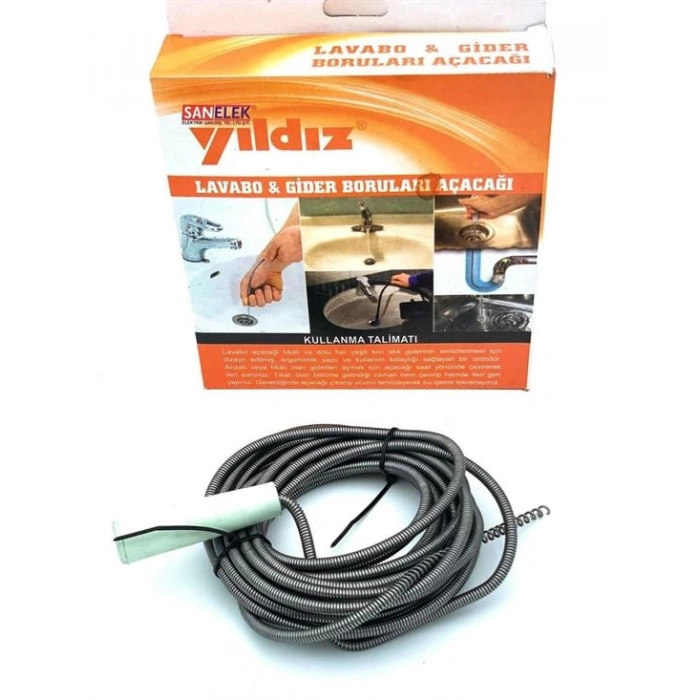 Lavabo Ve Gider Boru Açacağı (3 Metre) (5324)