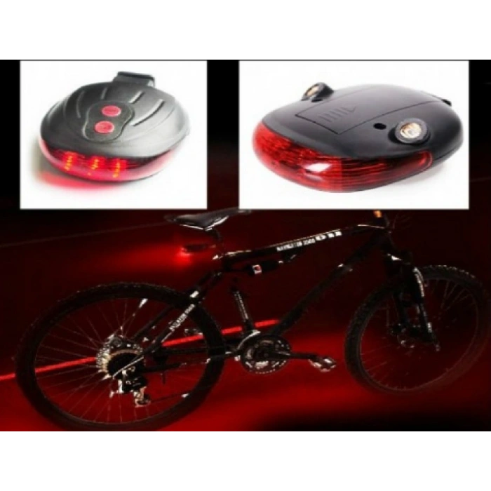 Lazer Güvenlik Şeritli Bisiklet Stop Lambası (5324)