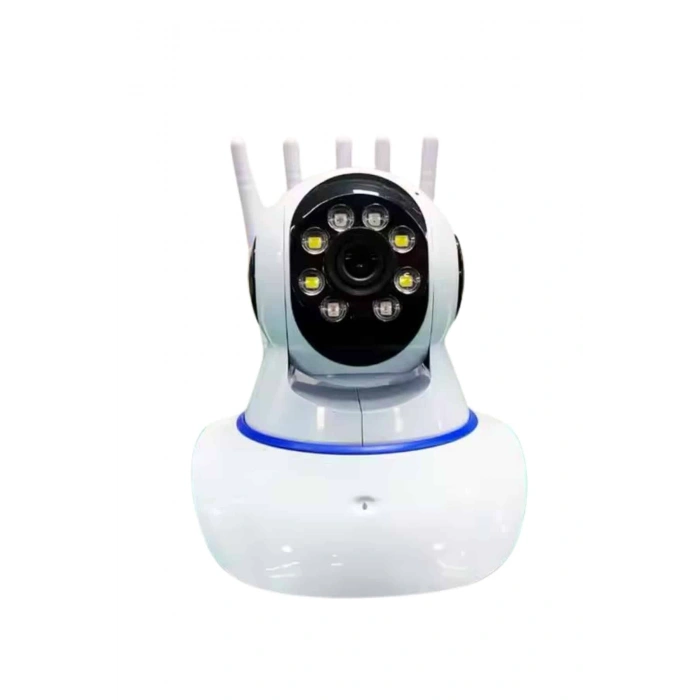 LED Aydınlatmalı 5 Antenli Motorlu 1080P Wifi Kamera Sensörlü