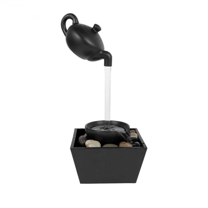 LED Demlik Tasarımlı Şelale Süs Havuzu