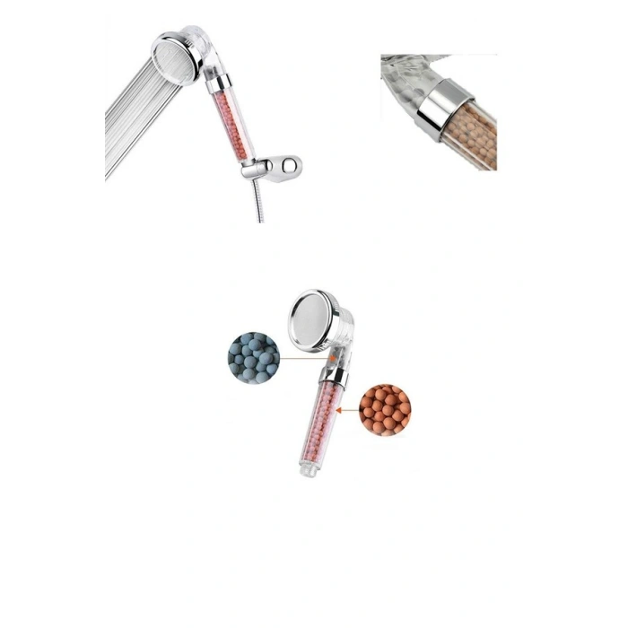 Led Işıklı Su Tasarruflu Banyo Duş Başlığı (5324)