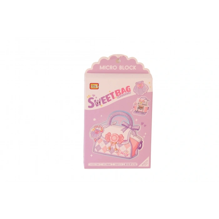 LZ-8846 LOZ MOR ÇANTA 350 PARÇA BLOCK OYUNCAK