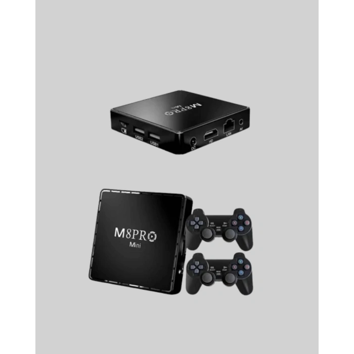 M8pro 2gb Ram + 64gb Retro Oyunlu Tv Box
