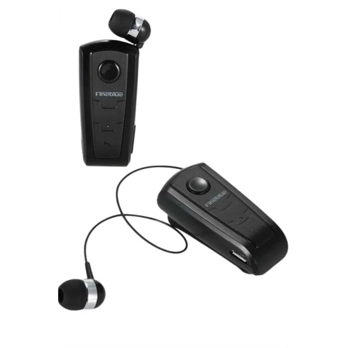 Makaralı Bluetooth Kulakiçi Yaka Kulaklığı Kablosuz Kulaklık