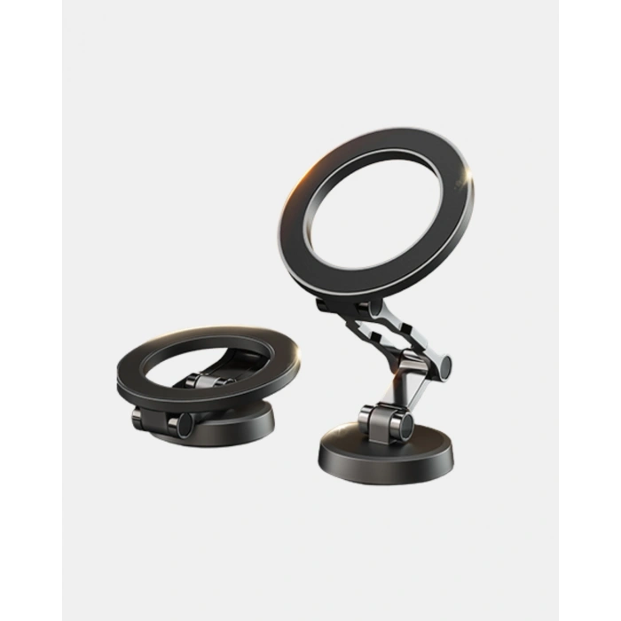 Manyetik Katlanabilir Araç Telefon Tutucu – Magsafe Uyumlu, 360° Ayarlanabilir, Güçlü Mıknatıs