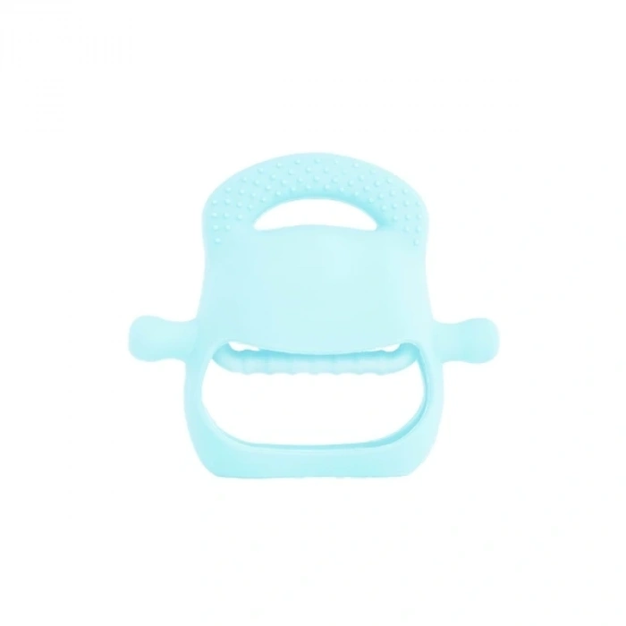 Mavi Bebek Silikon Diş Kaşıyıcı