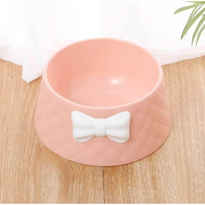 Mikopet Şık Desenli Fiyonklu Mama Kabı