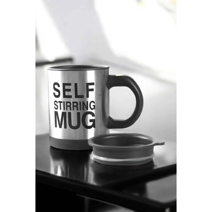 Mikser Kupa Yazılı Mug Bardak Karıştırma Özelliği