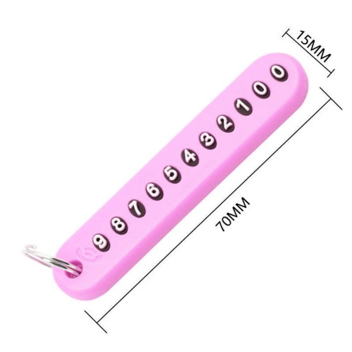 Mini Anahtarlık, Çanta, Araba İçin Çok Amaçlı Numaratör