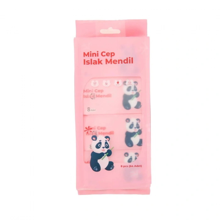 Mini Cep Islak Mendil Günlük Pratik 8'li Paket (5324)