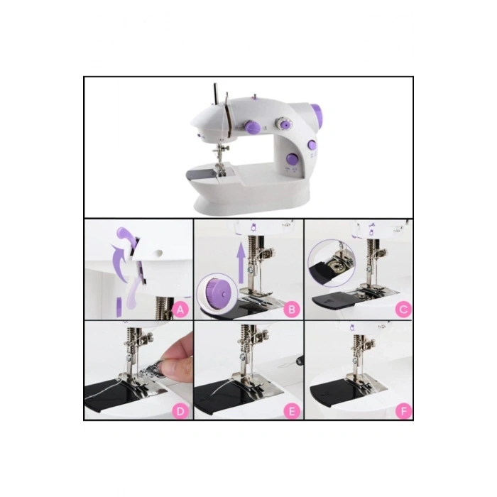 Mini Ev Dikiş Makinesi Pedallı Sewıng Machine