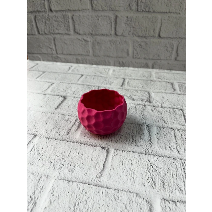 Mini Mor Dekoratif Saksı 5 Cm Modern Masaüstü Bitki Saksısı