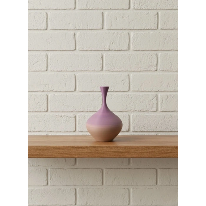 Mini Rainbow Dekoratif Vazo 8 Cm Renk Geçişli Modern Tasarım