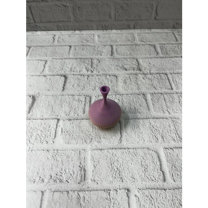 Mini Rainbow Dekoratif Vazo 8 Cm Renk Geçişli Modern Tasarım