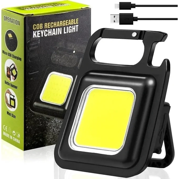 Mini Taşınabilir Led Çok Fonksiyonlu Fener (5324)