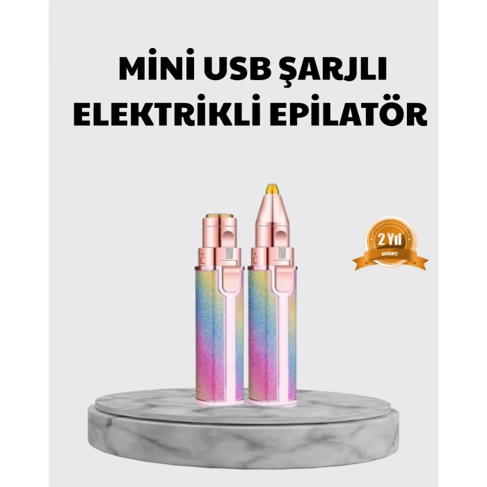 Mini Yüz Ve Kaş Epilatörü – 8000 Rpm Güçlü Motor Ve Paslanmaz Çelik Başlık