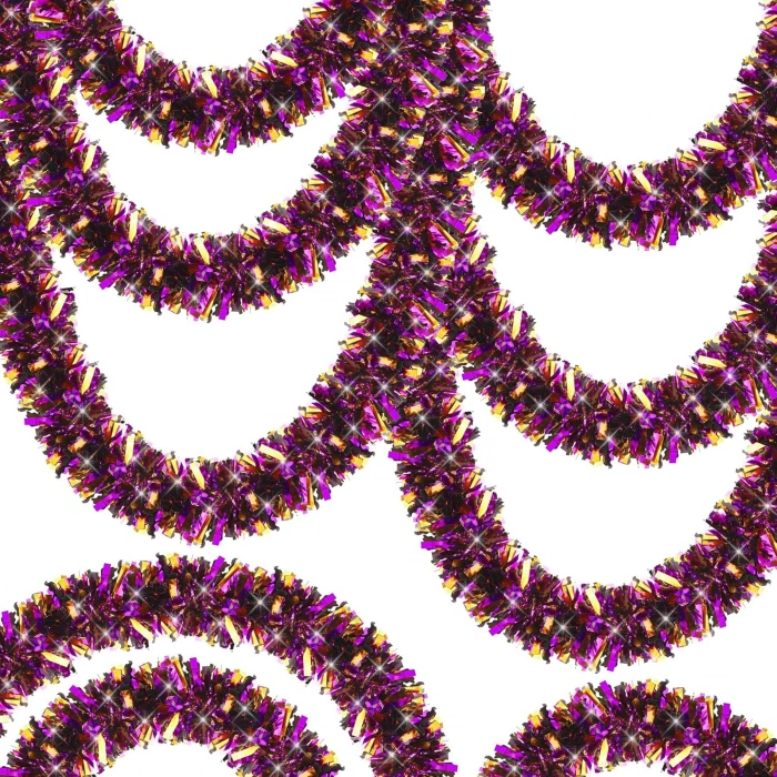 Mor Turuncu Çift Mevcut Sim Süs 180 cm