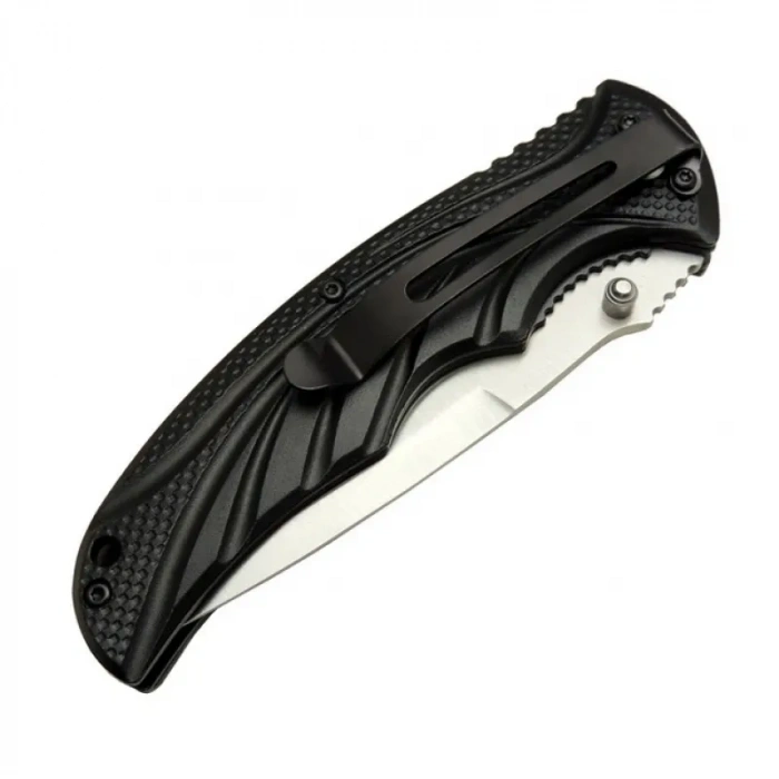 Mtech Handsome 451 Gri Kamp Çakı 21cm - Yarı Otomatik, Kemerlikli