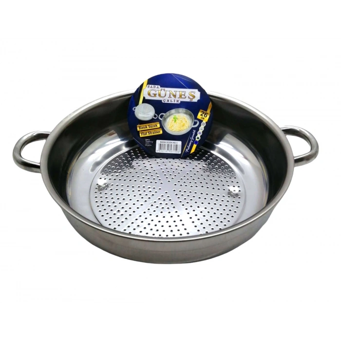 NO-1 - 26CM BASIK SÜZEK METAL SÜZGEÇ (5324)