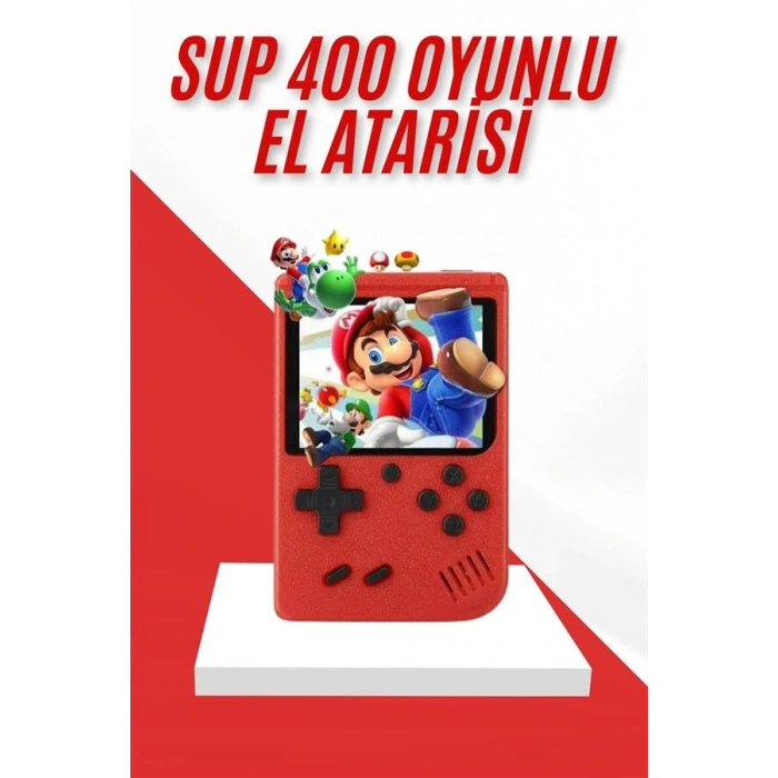 Nostalji Oyunlu Mini Atari Gamebox 400 Oyunlu El Atarisi