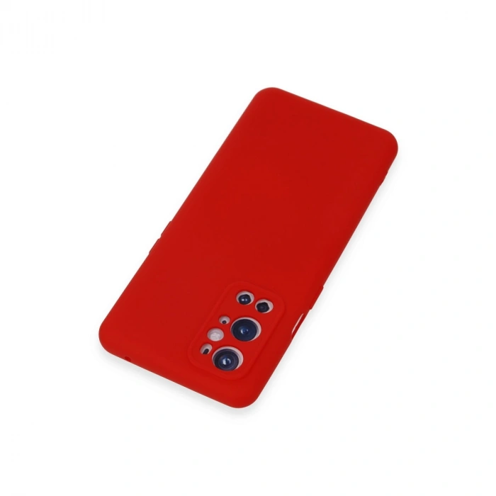 One Plus 9 Pro Kılıf Nano İçi Kadife Silikon - Kırmızı