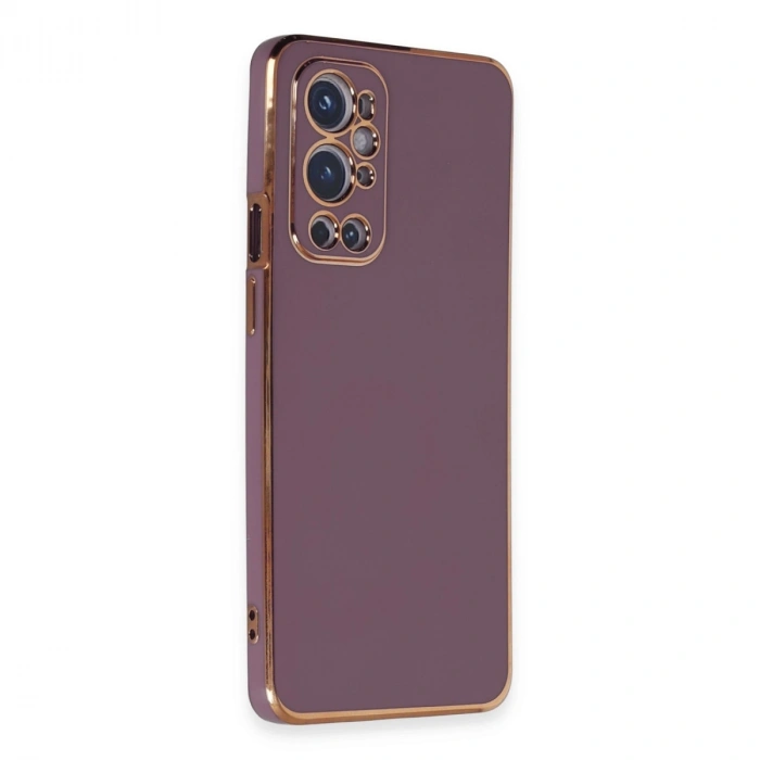 One Plus 9 Pro Kılıf Volet Silikon - Mor