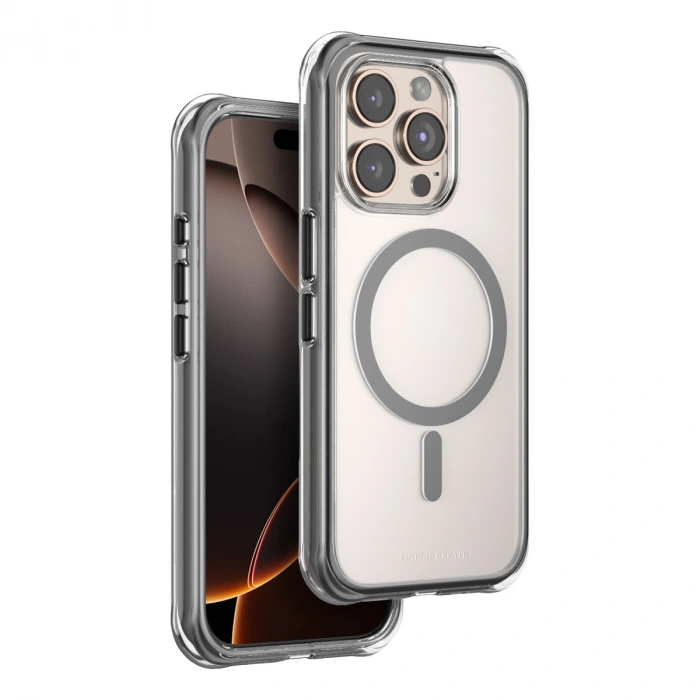 Onegif Apple İphone 15 Pro Max Hulk Magsafe Kapak - Siyah