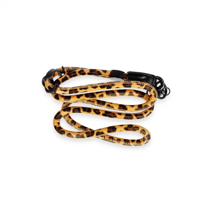 Onegif Jı Leopar Desenli Boyun Askısı - Turuncu