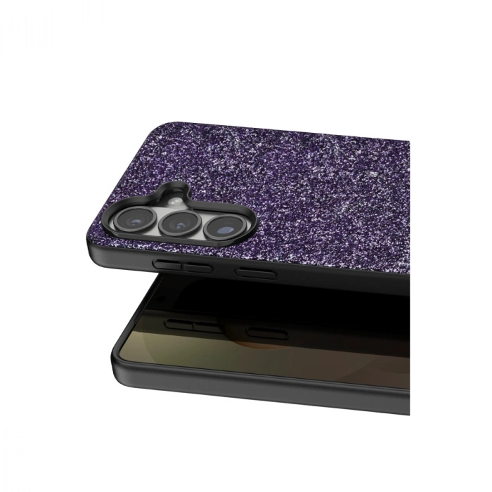 Onegif Samsung Galaxy S26 Plus Bright Simli Kapak - Derin Mor
