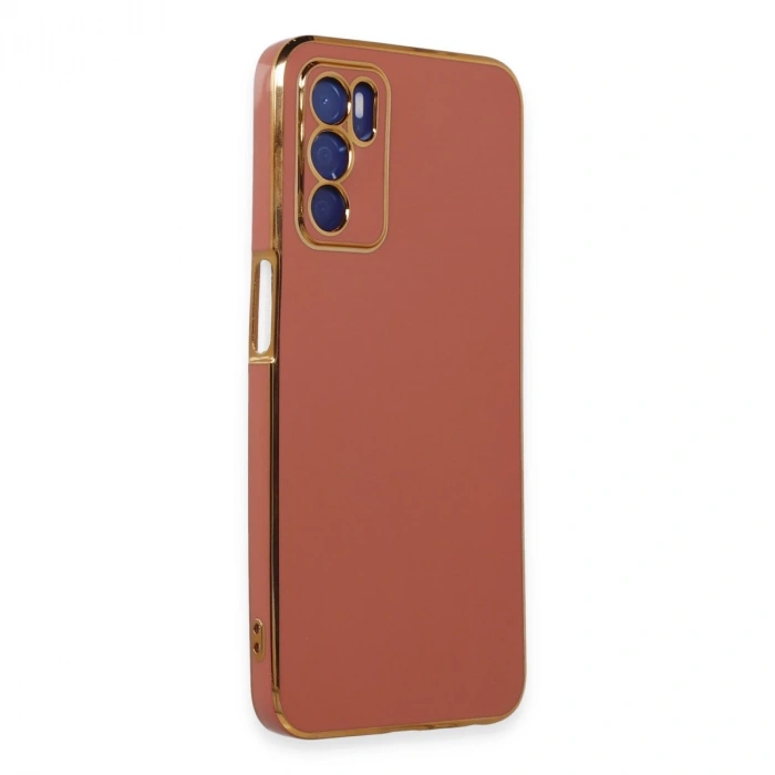 Oppo A16 Kılıf Volet Silikon - Kırmızı