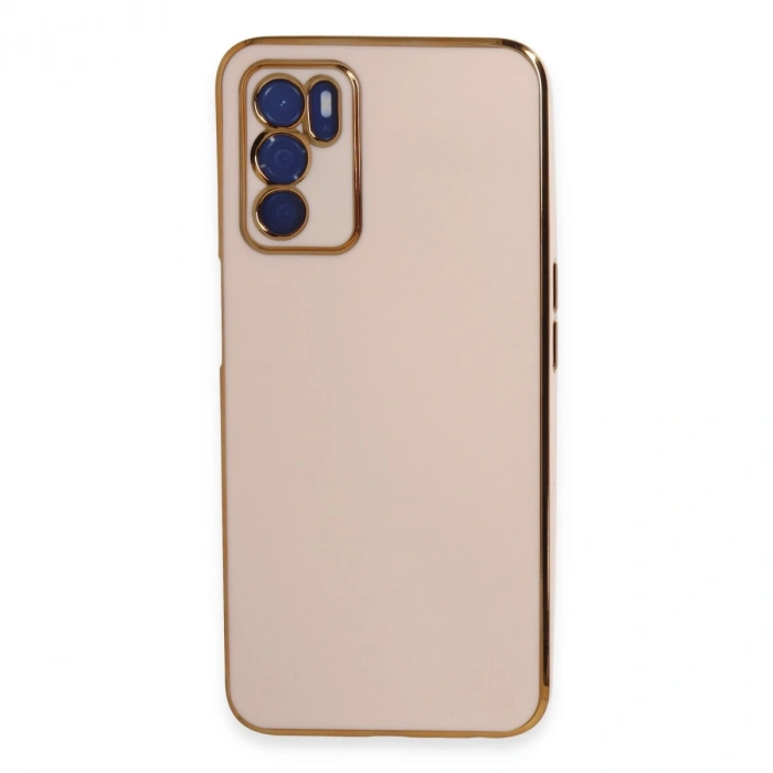 Oppo A16 Kılıf Volet Silikon - Pembe