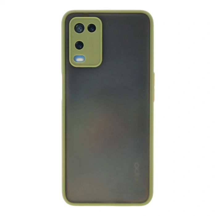Oppo A54 4g Kılıf Montreal Silikon Kapak - Açık Yeşil