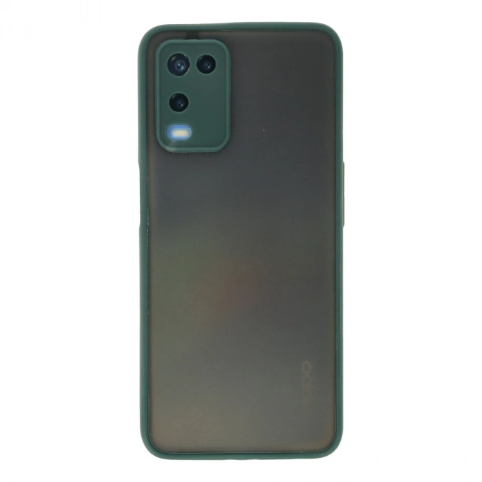 Oppo A54 4g Kılıf Montreal Silikon Kapak - Yeşil