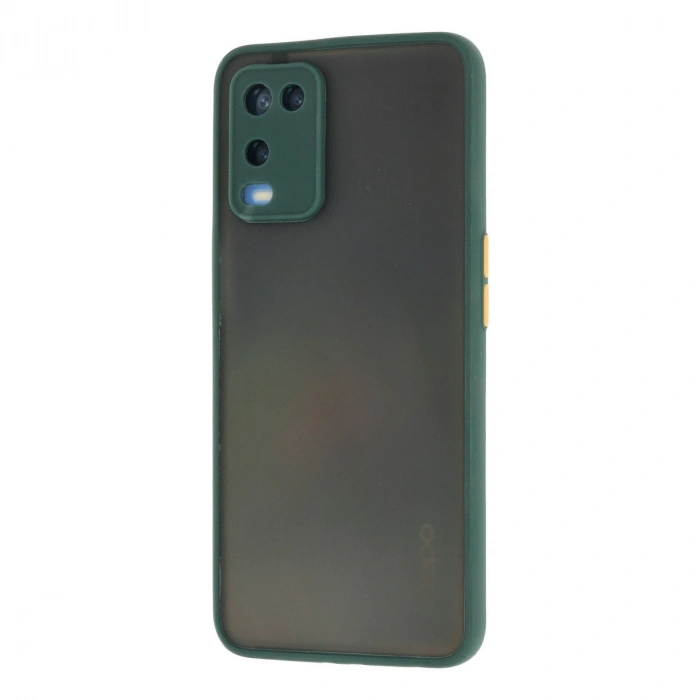 Oppo A54 4g Kılıf Montreal Silikon Kapak - Yeşil