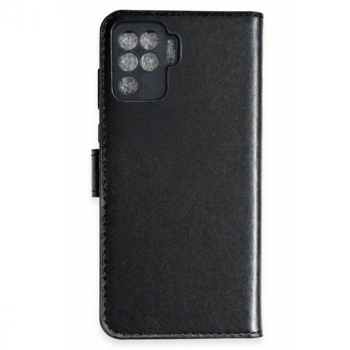 Oppo Reno 5 Lite Trend S Plus Kapaklı Kılıf - Siyah